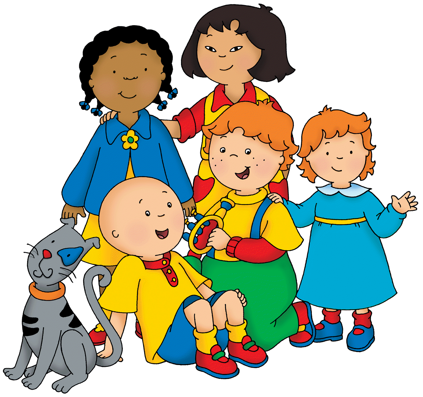 caillou and friends coloring pages - photo #46