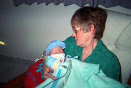 With Grandma Dorothy.jpg (89722 bytes)